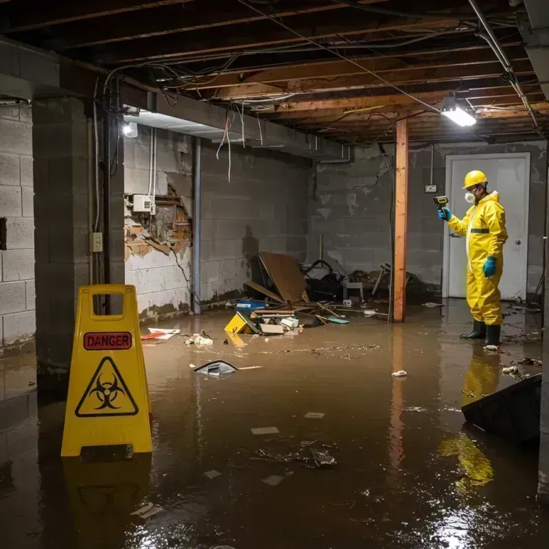 Flooded Basement Electrical Hazard in Fishkill, NY Property